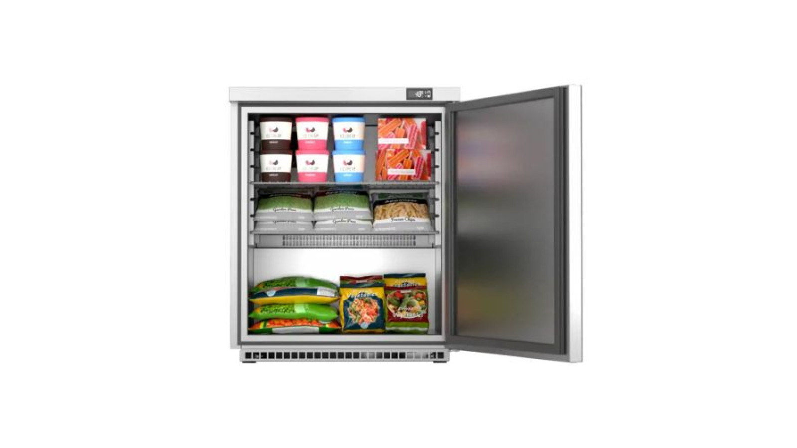 Foster LR200/13-207 Single Door Undercounter Cabinet Freezer, 200 Litres