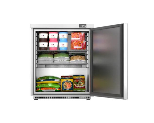 Foster LR200/13-207 Single Door Undercounter Cabinet Freezer, 200 Litres