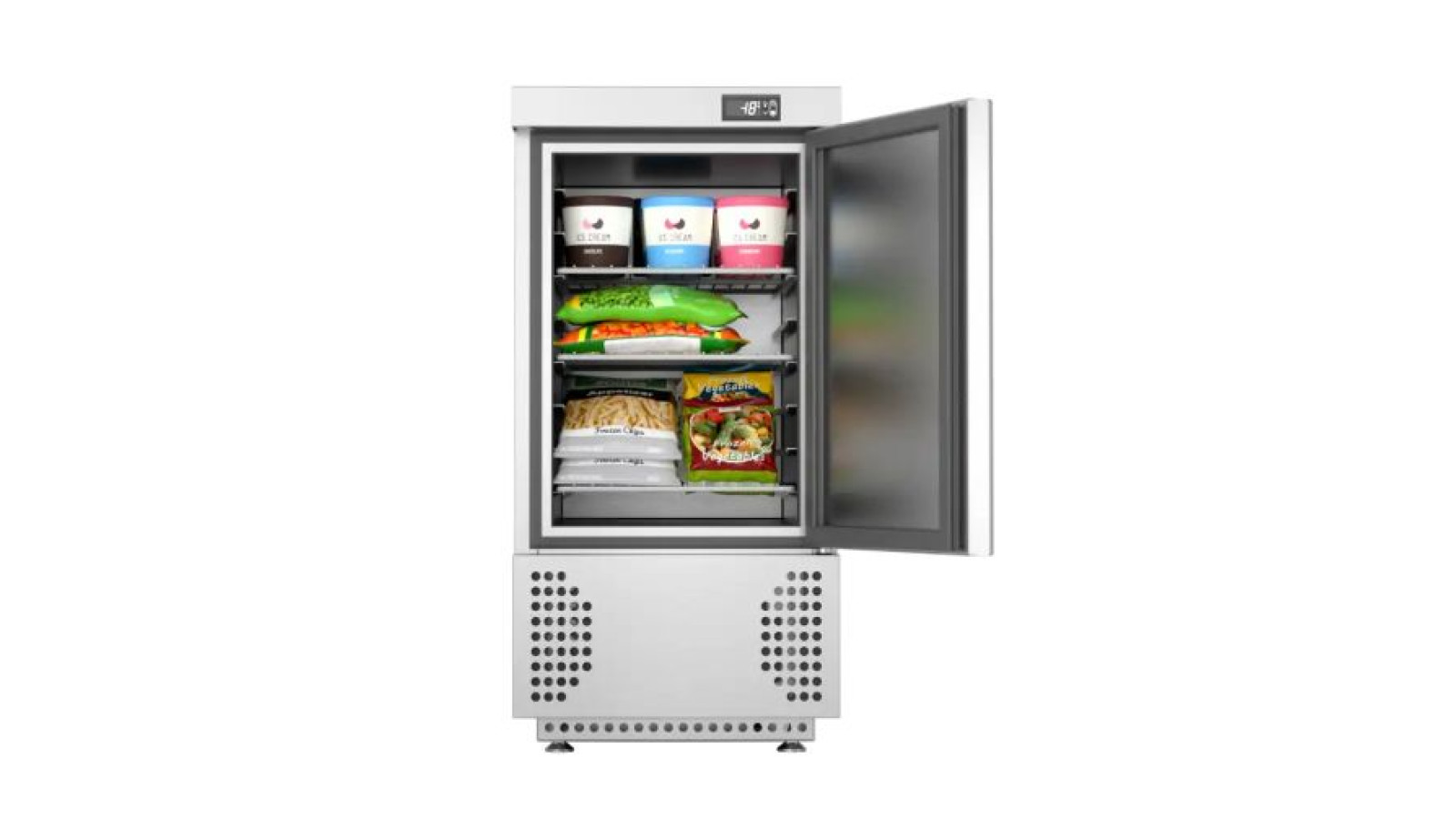 Foster LR120/13-205 Single Door Undercounter Cabinet Freezer, 120 Litres