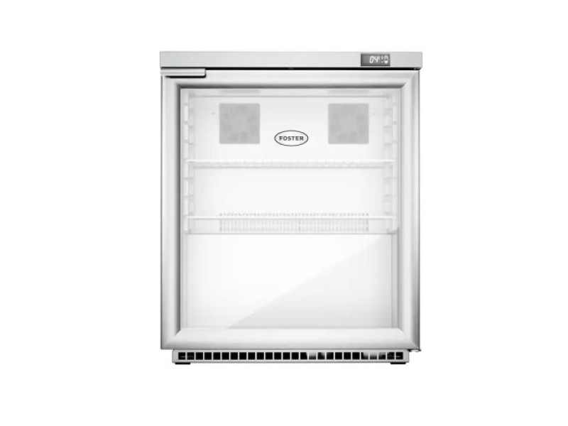 Foster HR200G/13-114 Single Glass Door Undercounter Cabinet Display Refrigerator, 200 Litres