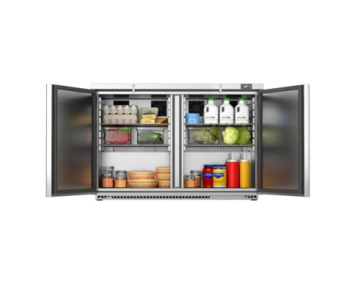 Foster HR360/13-117 Double Door Undercounter Cabinet Refrigerator, 360 Litres