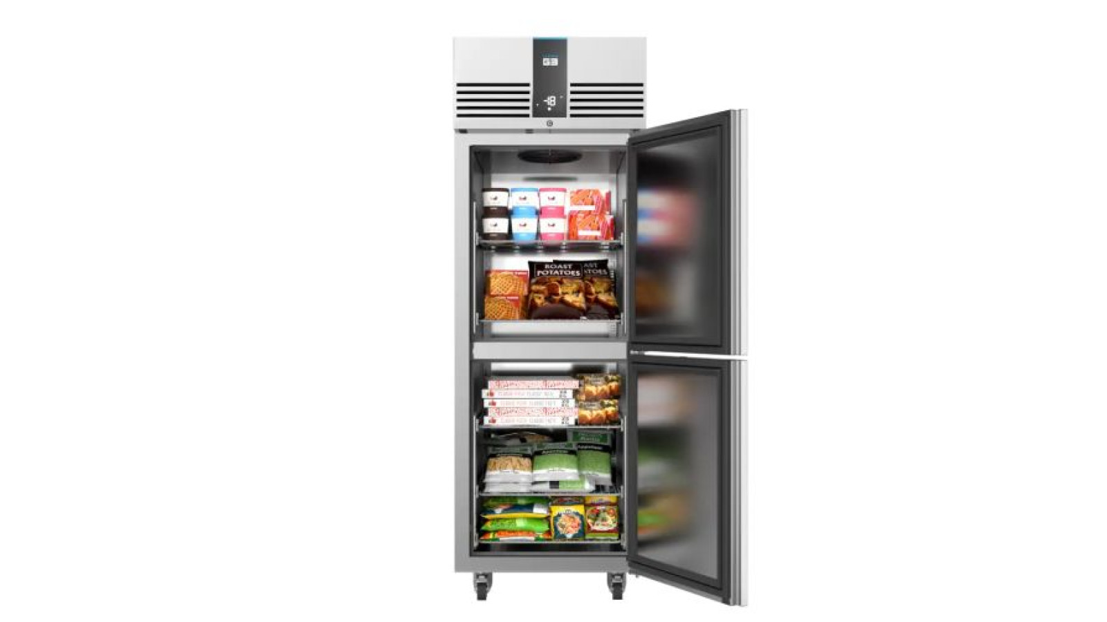 Foster EP700LL/41-735 EcoPro G3 Half Door Upright Cabinet Freezer, 270 Litres