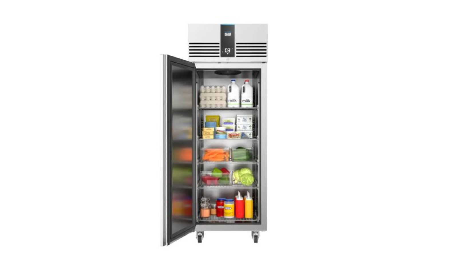 Foster EP700SH/41-763 EcoPro G3 Single Door Refrigerated Upright Cabinet, 550 Litres