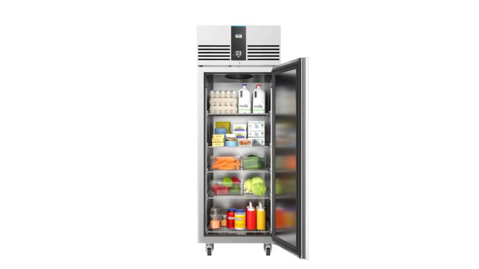 Foster EP700SH/41-762 EcoPro G3 Single Door Refrigerated Upright Cabinet, 550 Litres