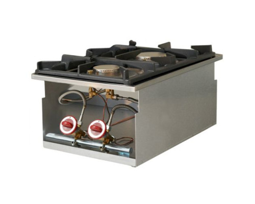 Diamond GDI/2F4 2 Burner Countertop Gas Range Cooker