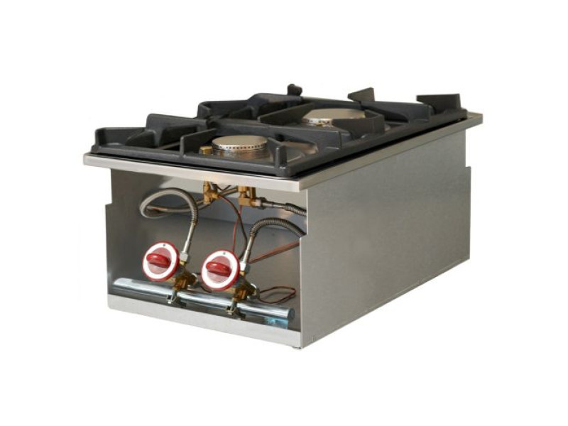 Diamond GDI/2F4 2 Burner Countertop Gas Range Cooker