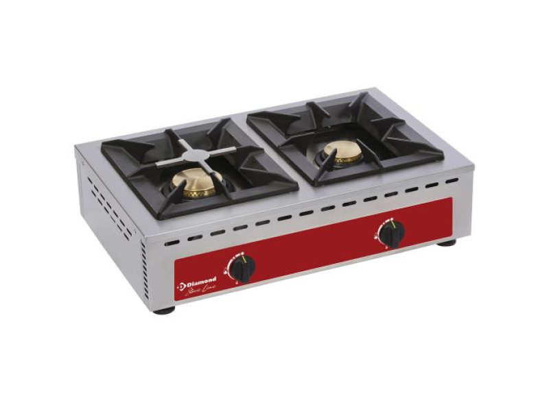 Diamond RF2G/Q Table Top 2 Burner Gas Stove Range