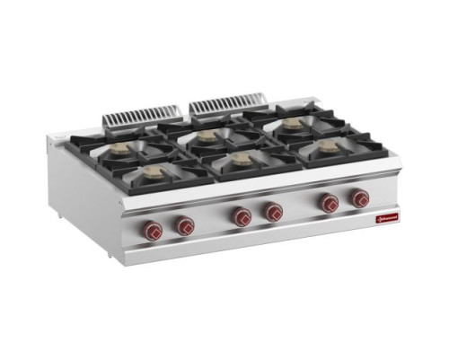 Diamond G7/6B11T-N 6 Burner Countertop Gas Range