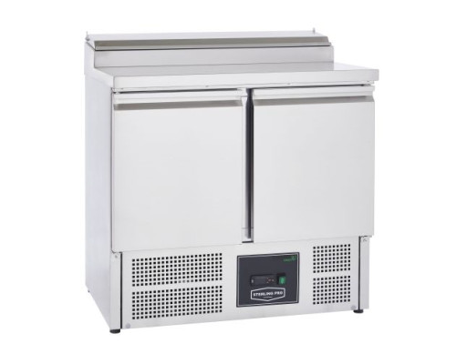 Sterling Pro Cobus SPU200PZ 2 Door Pizza Preparation Counter 5 X GN1/6, 240 Litres