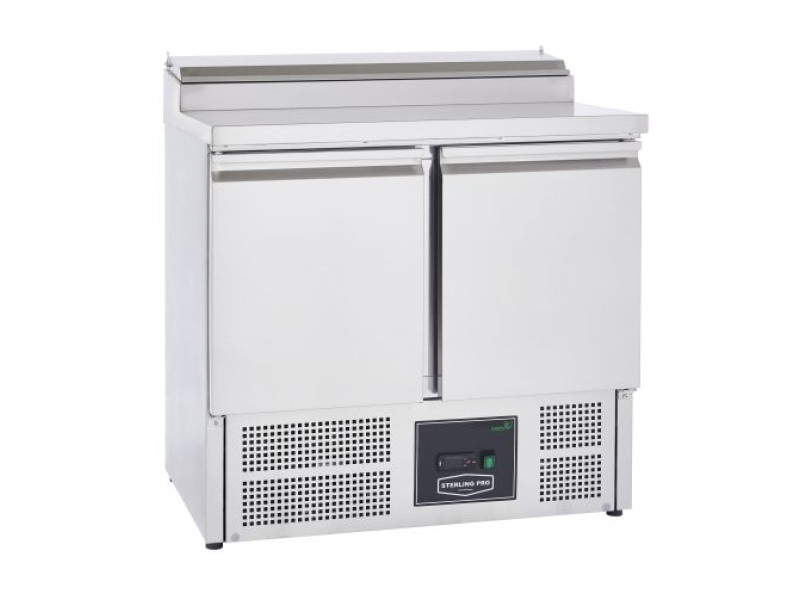 Sterling Pro Cobus SPU200PZ 2 Door Pizza Preparation Counter 5 X GN1/6, 240 Litres