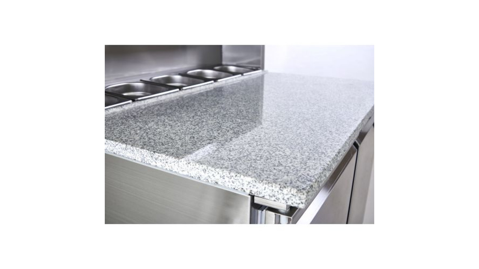 Sterling Pro Cobus SPU902PZ 2 Door Pizza Counter Granite Top 5 X GN1/6, 240 Litres