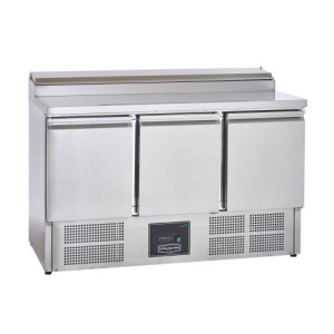 Sterling Pro Cobus SPU300PZ 3 Door Preparation Counter 8 X GN1/6, 392 Litres