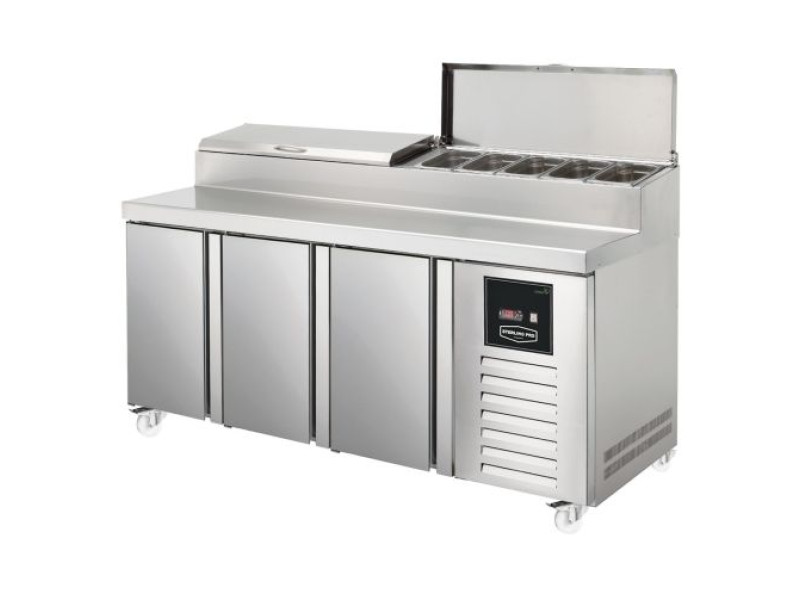 Sterling Pro Green SPIZ-180 3 Door Refrigerated Preparation Counter