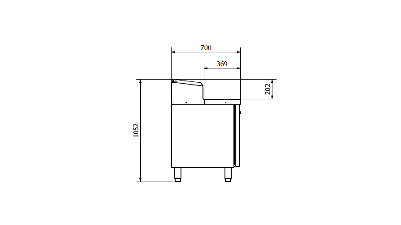 Sterling Pro Green SPIZ-180 3 Door Refrigerated Preparation Counter