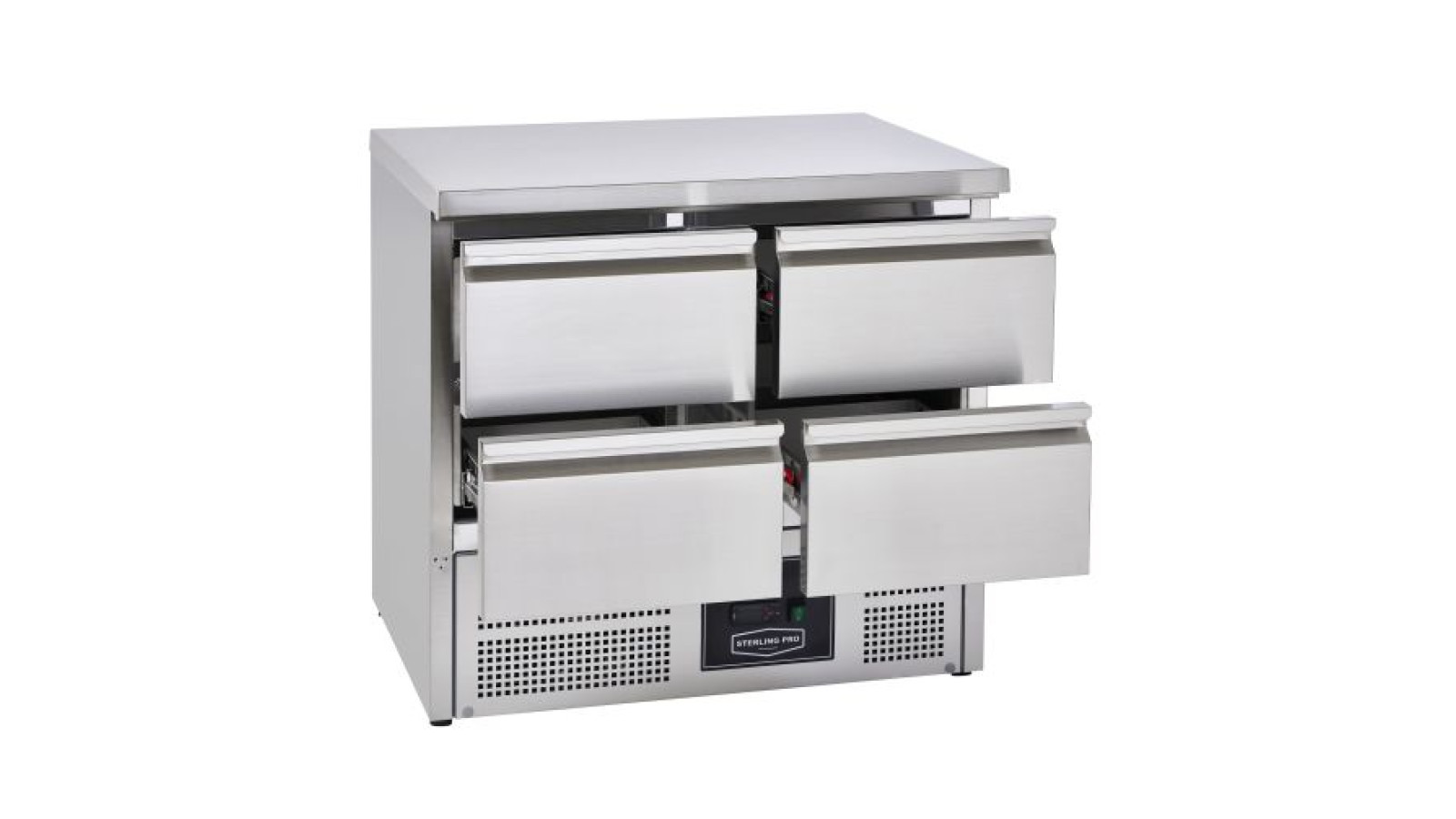 Sterling Pro Cobus SPU201-4D Undermounted Fridge Counter 4 Drawers, 220 Litres