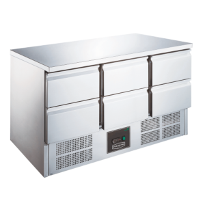 Sterling Pro Cobus SPU303-6D 6 Drawer Undermounted Counter, 368 Litres