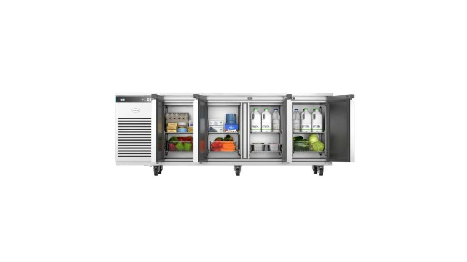 Foster EP1/4H/43-260 EcoPro G3 4 Door Refrigerated Counter, 585 Litres