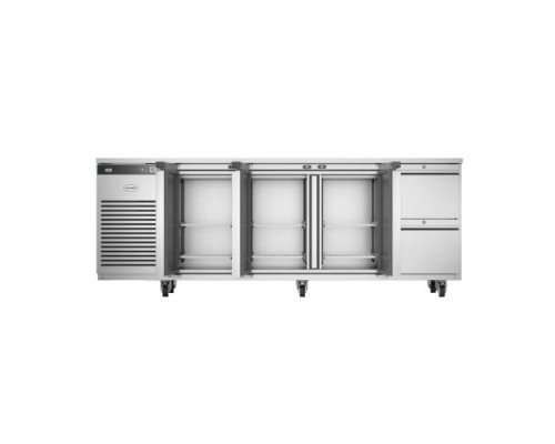 Foster EP1/4H/43-306 EcoPro G3 3 Door & 2 Drawer Refrigerated Counter, 585 Litres