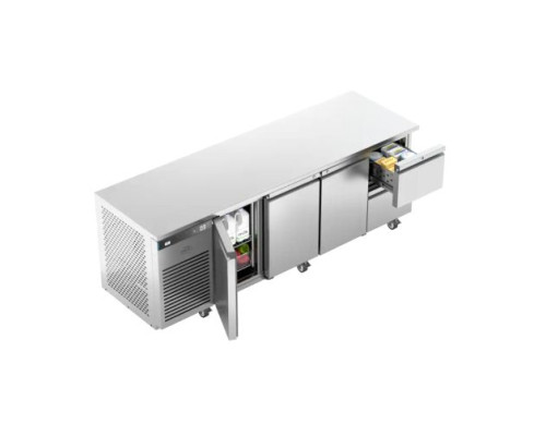 Foster EP1/4H/43-306 EcoPro G3 3 Door & 2 Drawer Refrigerated Counter, 585 Litres