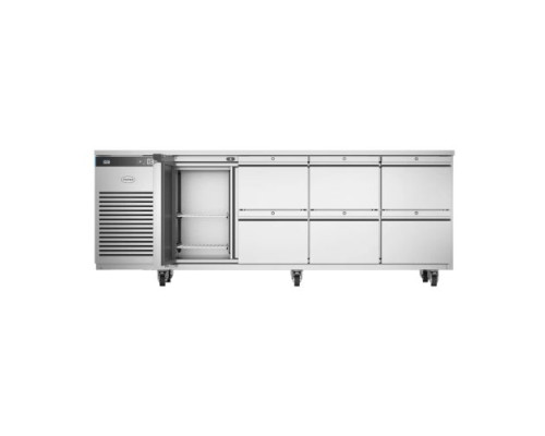 Foster EP1/4H/43-314 EcoPro G3 1 Door & 6 Drawer Refrigerated Counter, 585 Litres