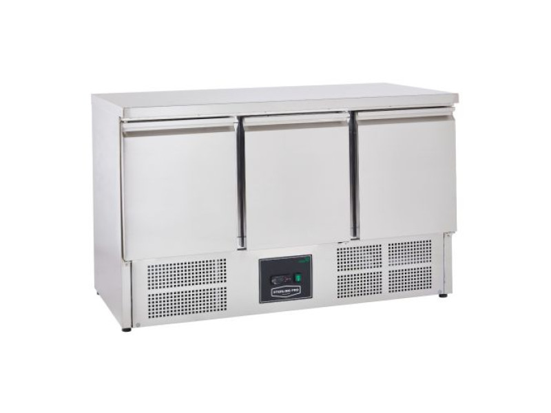 Sterling Pro Cobus SPU305AS A-Energy Rated Three Door Undermounted Counter, 368 Litres