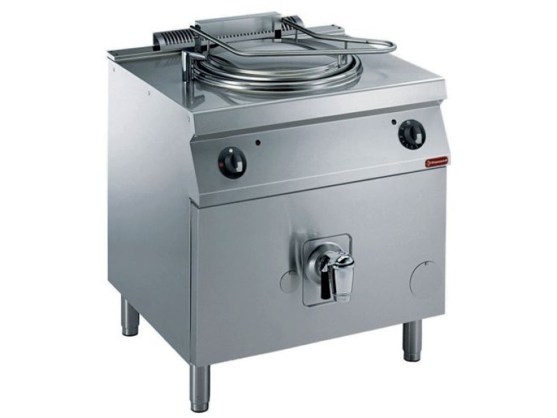 Diamond G22/M150I8-N Gas Indirect Heating Rounded Kettle On Cupboard, 150 Litres