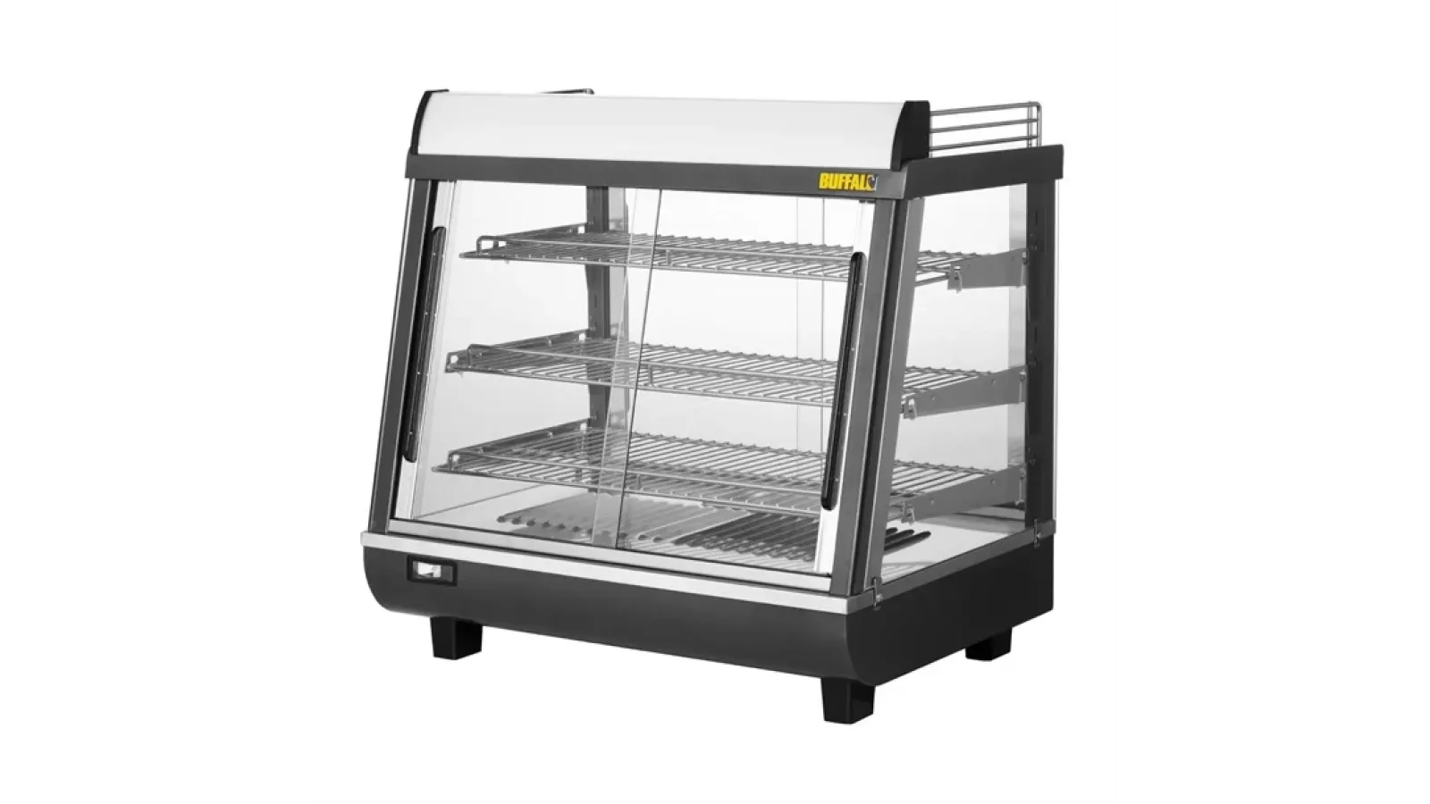 Buffalo Front and Rear Door Heated Merchandiser 96Ltr