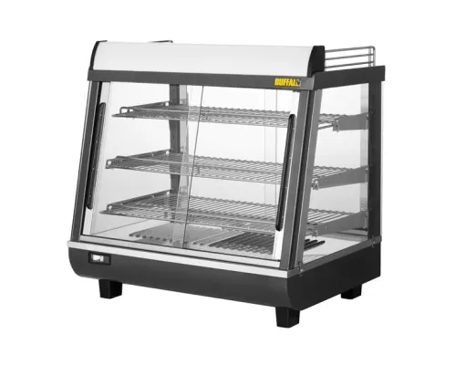 Buffalo Front and Rear Door Heated Merchandiser 96Ltr