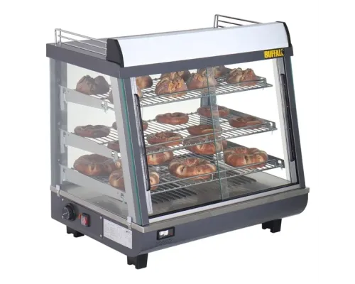 Buffalo Front and Rear Door Heated Merchandiser 96Ltr