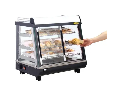 Buffalo Front and Rear Door Heated Merchandiser 96Ltr