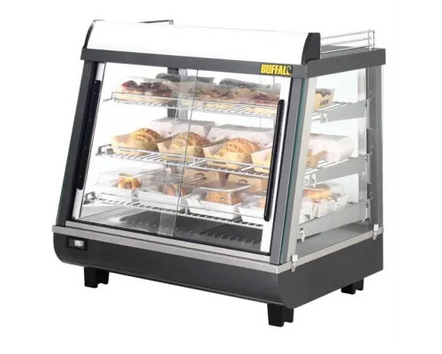 Buffalo Front and Rear Door Heated Merchandiser 96Ltr