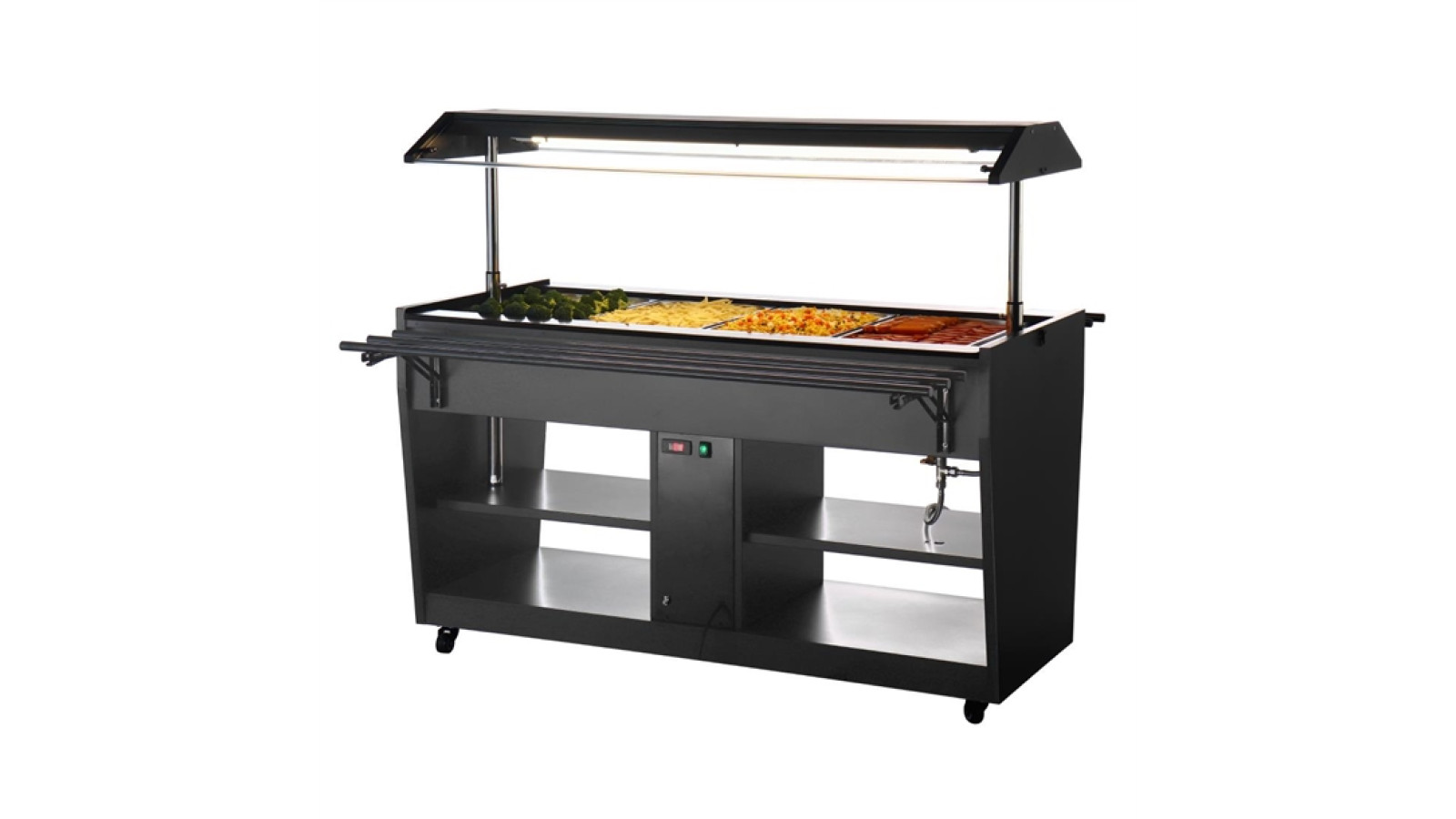 Buffalo Heated Buffet Bar Black