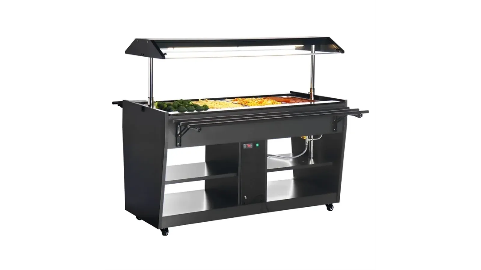 Buffalo Heated Buffet Bar Black