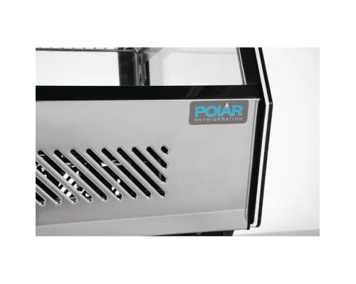 Polar G-Series Energy Efficient Countertop Food Display Fridge Black 160Ltr