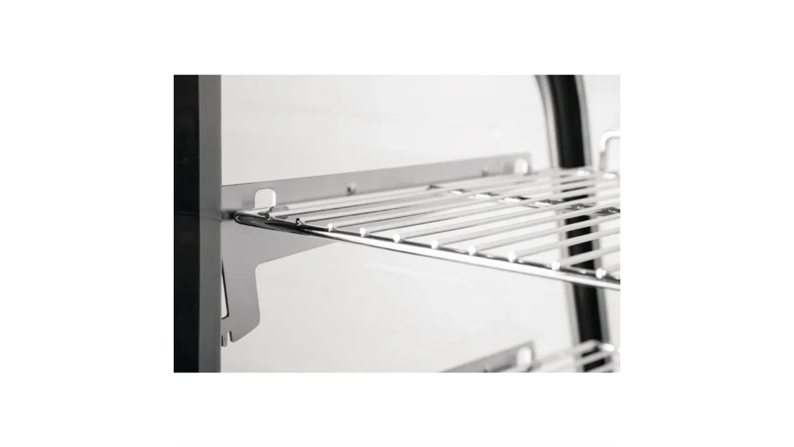 Polar G-Series Energy Efficient Countertop Food Display Fridge Black 160Ltr