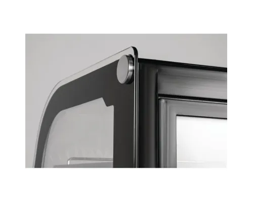 Polar G-Series Energy Efficient Countertop Food Display Fridge Black 160Ltr