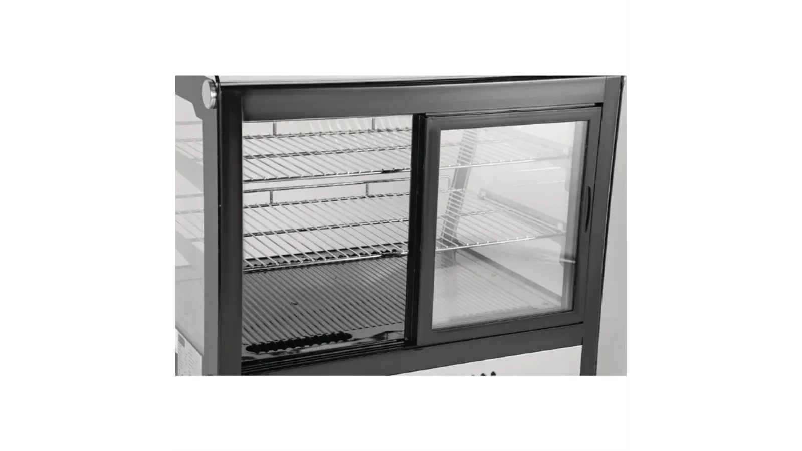 Polar G-Series Energy Efficient Countertop Food Display Fridge Black 160Ltr