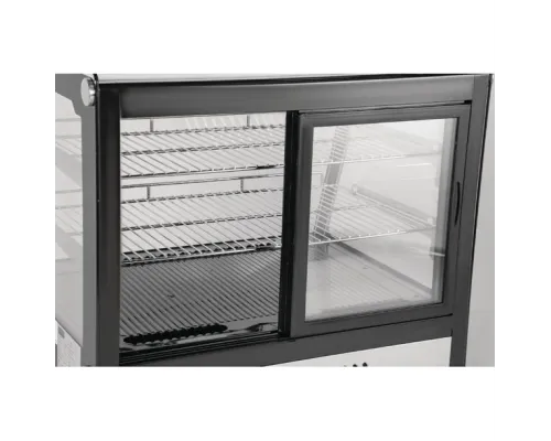 Polar G-Series Energy Efficient Countertop Food Display Fridge Black 160Ltr