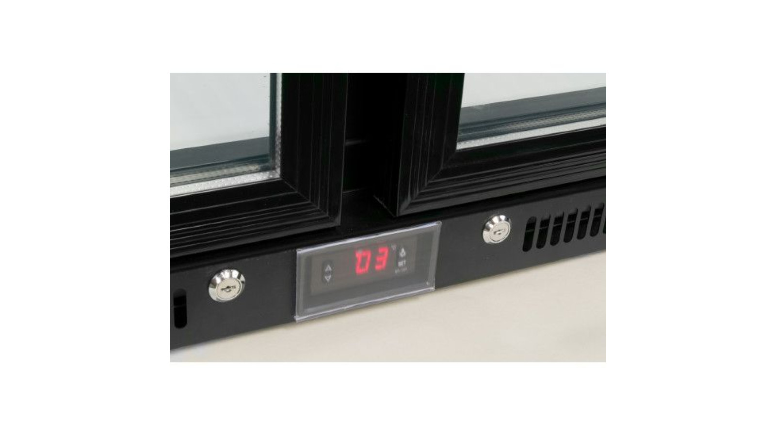 Prodis NT1BHLO-HC Single Door Black Bottle Cooler, 119 Litres