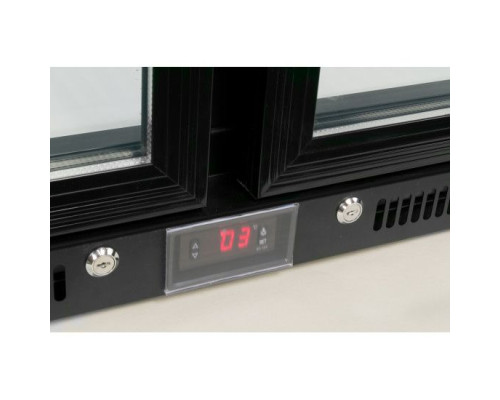 Prodis NT1BHLO-HC Single Door Black Bottle Cooler, 119 Litres