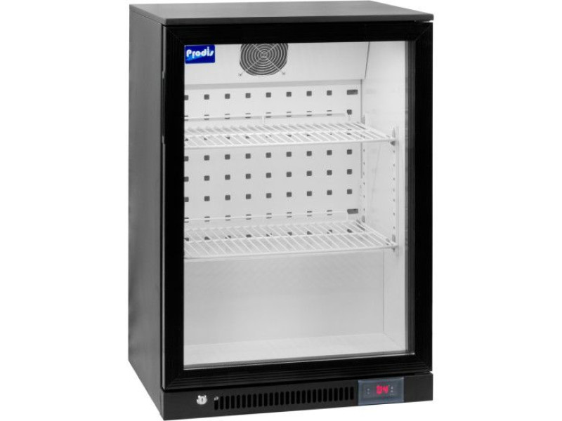 Prodis NT1BHLO-HC Single Door Black Bottle Cooler, 119 Litres