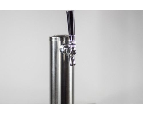 Prodis NTKC1 Single Door Black Single Tap Keg Cooler, 1 x 1/2 Keg