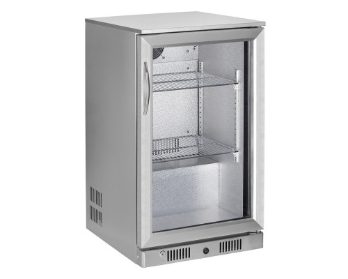 Sterling Pro Green SP1HC-STS Single Door Stainless Steel Bottle Cooler, 106 x 330ml Bottles