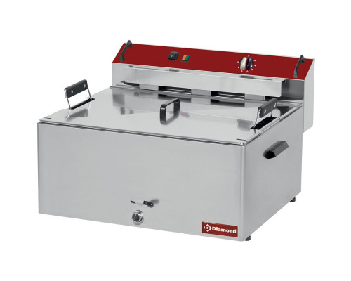 Diamond F30E/D-N Single Basket Countertop Deep Electric Fryer, 15kW