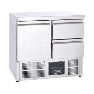 Sterling Pro Cobus SPU201-2D Undermounted Fridge Counter 2 Drawers 1 Door, 230 Litres