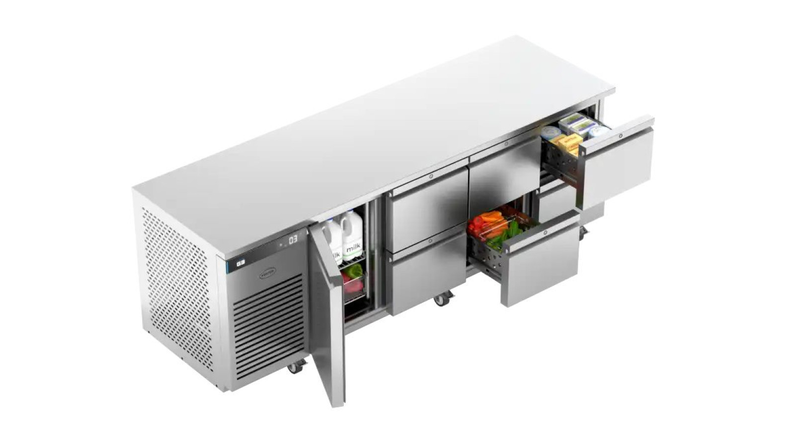 Foster EP1/4H/43-314 EcoPro G3 1 Door & 6 Drawer Refrigerated Counter, 585 Litres